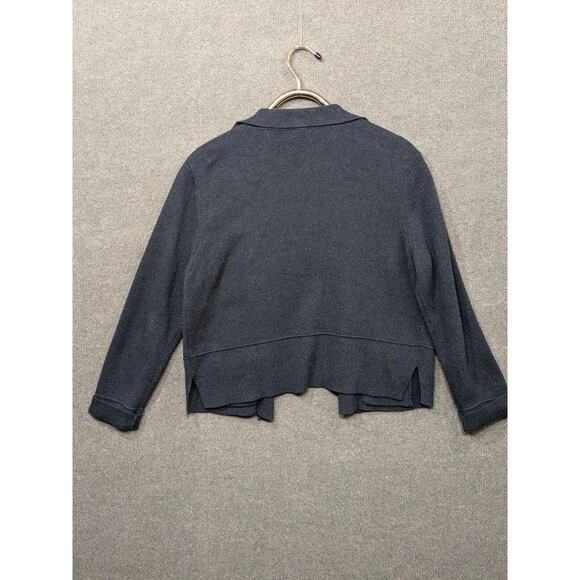 Poetry Open Cardigan Womens 10 Knit Unstructured Blazer Pockets Cotton Coatigan - Picture 6 of 12